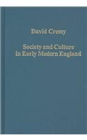 Society and Culture in Early Modern England (Variorum Collected Studies Series, 768)