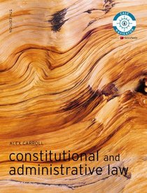 Constitutional and Administrative Law (Foundation Studies in Law Series)
