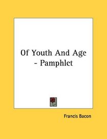 Of Youth And Age - Pamphlet