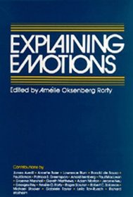 Explaining Emotions (Topics in Philosophy, 4)