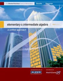 Elementary and Intermediate Algebra--Alternate Hardcover Edition (MP) (The Streeter/Hutchison Series in Mathematics)