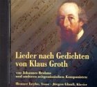 Lieder nach Gedichten von Klaus Groth. CD.