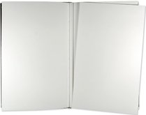 Premium Black Sketchbook - Small (5 1/2 inch x 8 1/2 inch, Micro-Perforated Pages)