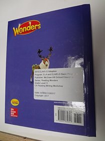 Wonders California reading/writing workshop grade 5