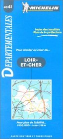 Michelin Loir-et-Cher, France Map No. 4041 (Michelin Maps & Atlases)
