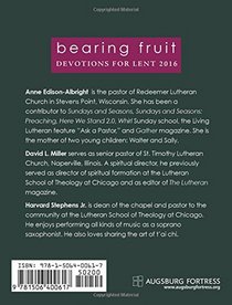 Bearing Fruit: Devotions for Lent 2016