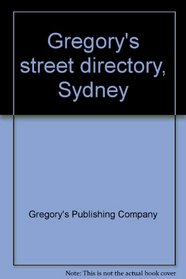Gregory's street directory, Sydney