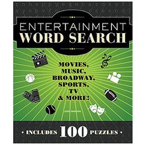 Entertainment Word Search: Movies, Music, Broadway, Sports, TV and more!