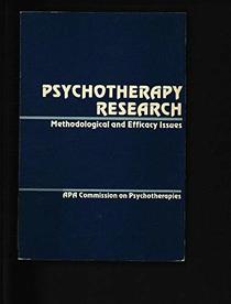 Psychotherapy research: Methodological & efficacy issues