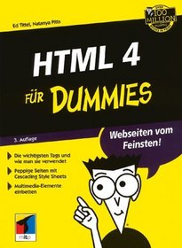 HTML 4 Fur Dummies (German Edition)