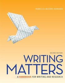 Writing Matters 2e, tabbed spiral with Connect Composition Plus 2.0 for Writing Matters, tabbed