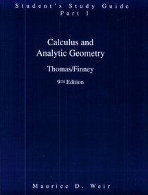 Calculus and Analytical Geometry Study Guide (Calculus  Analytic Geometry)