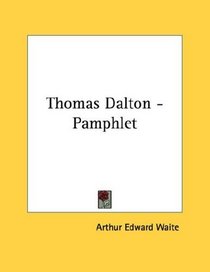 Thomas Dalton - Pamphlet