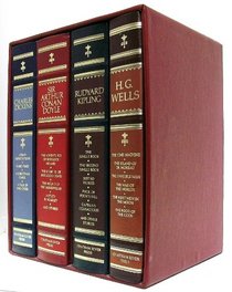 Classics of English Literature: Charles Dickens; Sir Arthur Conan Doyle; Rudyard Kipling; H G Wells (four volume set) (The Great Masters Library)