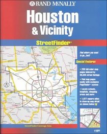 Rand McNally Houston  Vicinity: Streetfinder (Rand McNally Streetfinder)