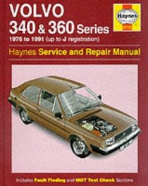Volvo 340 and 360 Series Service and Repair Manual (Haynes Service and Repair Manuals)