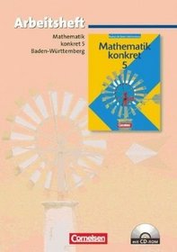Mathematik konkret 5. Realschule Baden-Wrttemberg. Arbeitsheft