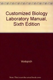 Customized Biology Laboratory Manual, Sixth Edition