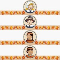 Thanksgiving Feast Readers Theater Headbands and Play Script