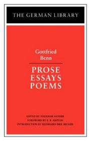 Prose Essays Poems (German Library)