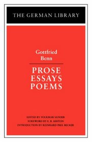 Prose Essays Poems (German Library)