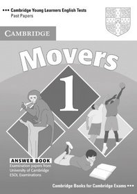 Cambridge Young Learners English Tests Movers 1 Answer Booklet: Examination Papers from the University of Cambridge ESOL Examinations