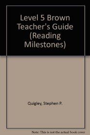 Level 5 Brown Teacher's Guide (Reading Milestones)