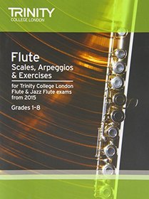 Flute & Jazz Flute Scales & Arpeggios from 2015: Grades 1 - 8