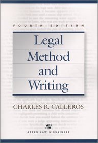 Legal Method and Writing (Legal Research and Writing)
