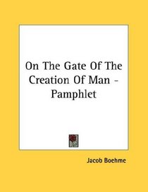 On The Gate Of The Creation Of Man - Pamphlet