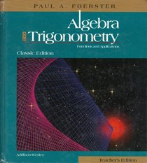 Algebra and Trigonometry: Functions and Applications