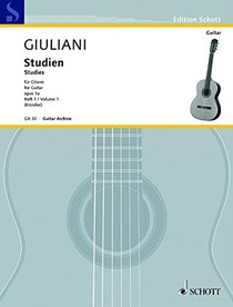 Studien Fur Gitarre 1 Opus 1a Guitare