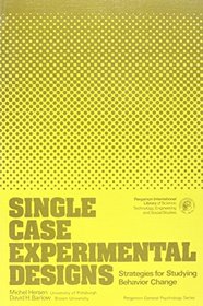 Single Case Experimental Designs: Strategies for Studying Behavior Change