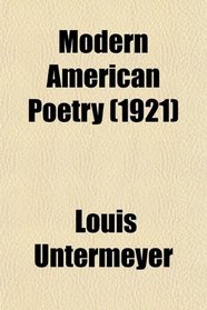 Modern American Poetry (1921)