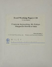 Financial Accounting, Excel Working Papers CD