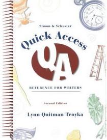 Simon  Schuster Quick Access Reference for Writers