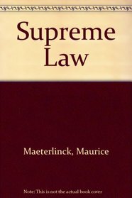 Supreme Law (Essay and general literature index reprint series)