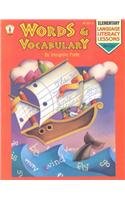 Words and Vocabulary Elementary (Language Literacy Lessons)