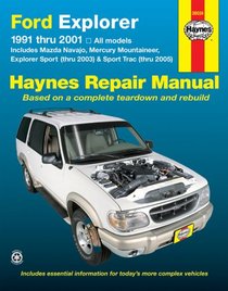 Haynes Repair Manual: Ford Explorer 1991-2001