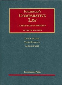 Comparative Law, 7th (University Casebook Series)