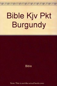 Bible Kjv Pkt Burgundy