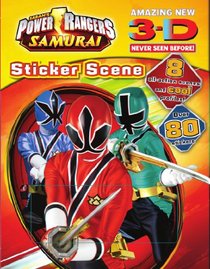 Power Rangers Samurai: 3D Sticker Scene (Power Rangers 3d Sticker Scene)