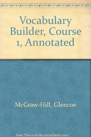 Glencoe Language Arts Vocabulary Builders, CR 1: Teacher's Annotated Edition, 2005