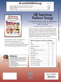 All-American Partner Songs: 12 Tremendous Partner Songs for Young Singers (Kit) (Book & Enhanced CD) (Partner Songbooks)
