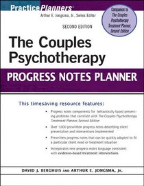 The Couples Psychotherapy Progress Notes Planner (PracticePlanners?)