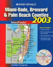 Rand McNally Streetfinder 2003 Miami-Dade/Broward & Palm Beach Counties