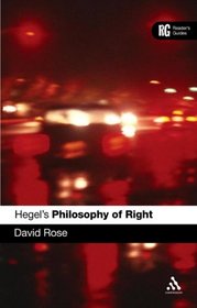 Hegel's 'Philosophy of Right': A Reader's Guide (Reader's Guides)