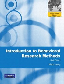 Introduction to Behavioral Research Methods