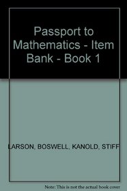 Passport to Mathematics - Item Bank - Book 1