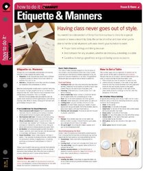 Etiquette and Manners (Quamut)